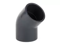 Отвод ПВХ 45°/20 мм