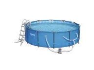 Каркасный бассейн Bestway Steel Pro 56950 (427х107 см) с картриджным фильтром, тентом и лестницей