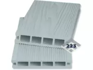 Доска террасная STRADA пустотелая. Фактура: вельвет (брашированый)