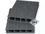 Доска террасная STRADA пустотелая. Фактура: вельвет (брашированый)