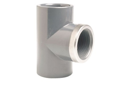 Тройник 90° c металлическим кольцом EFFAST d40x1-1/4