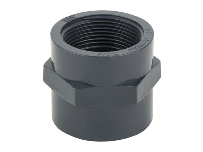 Муфта переходная ПВХ Aquaviva с внутренней резьбой d40х1-1/4 Муфта переходная ПВХ Aquaviva с внутренней резьбой d40х1-1/4